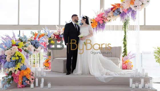 İhtişamlı Düğün Organizasyonu | Crown Plaza Hotel | Arzu & İsrafil | By Barış Organizasyon 